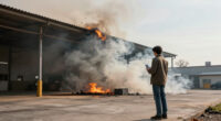 Shelter-in-place ordered in LA as blaze engulfs roof of 500,000 sq-ft warehouse