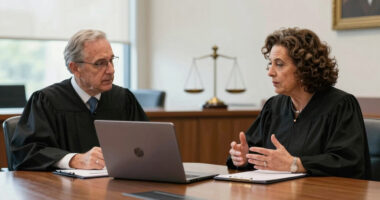 What led to an unusual courtroom clash between Justices Alito and Sotomayor