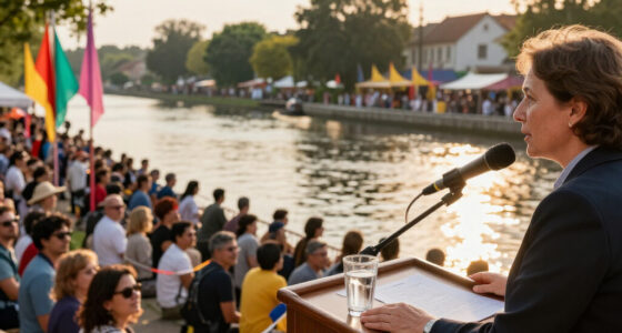 Commissioner Roswall Gives An Opening Address At The 9Th Water Festival