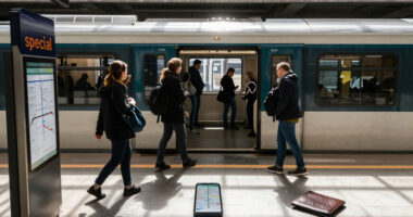 Putin Attends Launch Of Moscow Metro’s New Line As One Station Displays ‘Special Military Operation’ Imagery
